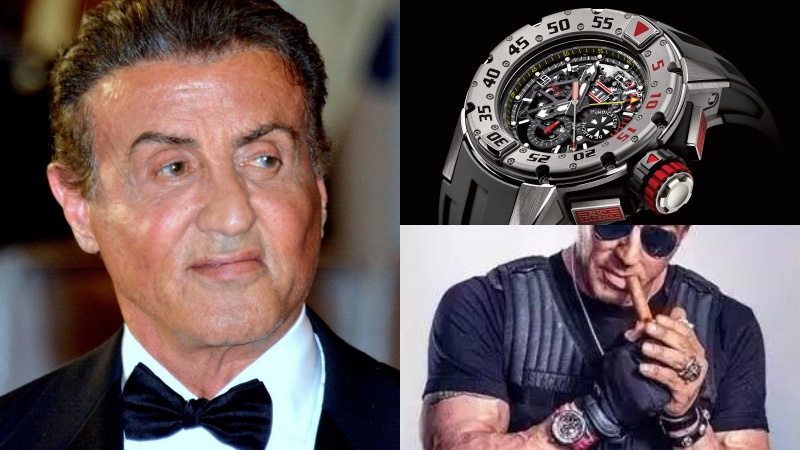 Michael Sylvester Gardenzio Stallone - RM032 Ti automatic winding chronograph diving watch