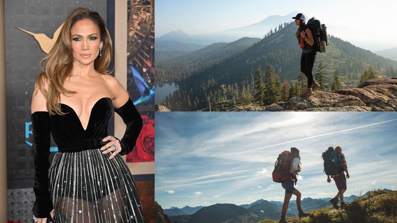 Jennifer Lopez——hiking